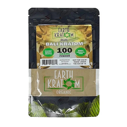 EARTH KRATOM POWDER 100 GRAM, 5 PACK