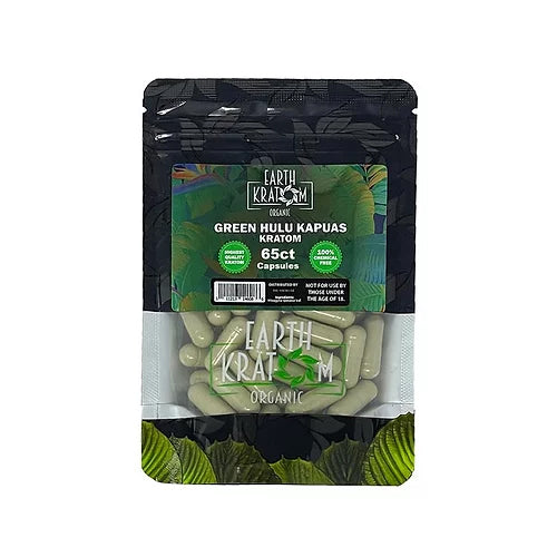 EARTH KRATOM 65 COUNT, 5 PACK