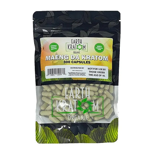 EARTH KRATOM 300 COUNT, 5 PACK