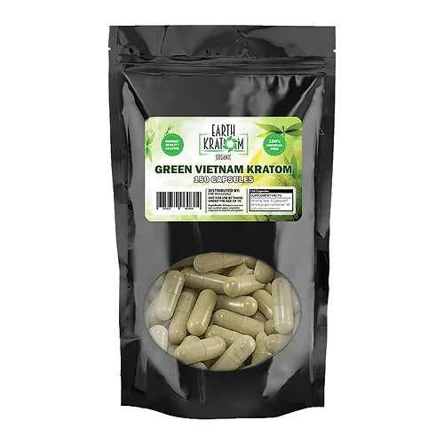 EARTH KRATOM 150 COUNT, 5 PACK