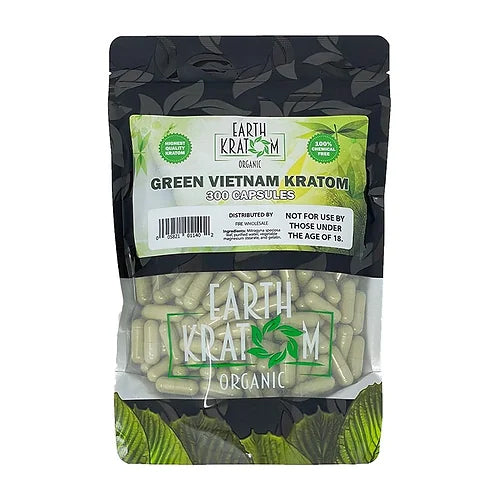 EARTH KRATOM 300 COUNT, 5 PACK