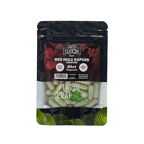 EARTH KRATOM 65 COUNT, 5 PACK