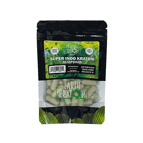 EARTH KRATOM 65 COUNT, 5 PACK